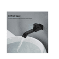 thumbnail image 3 of Grifo Baño Mezcladora Monomando Llave Lavabo Cocina De Pared Xtellar negro, 3 of 3