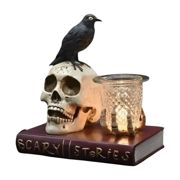 Skull and The Raven Wax And Oil Warmer Electric Decorative Warmer
