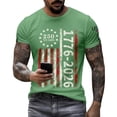 thumbnail image 5 of Dwelliawo Mens 250 Anniversary Usa Shirt American Flag Shirt 250th Patriotic 1776-2026 T Shirt Pullover 250 Anniversary Usa Plus Size T Shirts Light Green S, 5 of 5