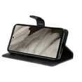 thumbnail image 5 of SaniMore for Google Pixel 7A Case, with RFID Blocking [2 Card Slots] PU Leather Cover with Detachable Hand Strap Flip Kickstand Magnetic Wallet Cover for Google Pixel 7A, Black, 5 of 9