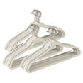 thumbnail image 6 of Better Homes & Gardens Rubber Hangers, Non-Slip Clothing Hangers, 30 Value Pack, Grey Pumice, Rubberized, 6 of 6