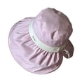 thumbnail image 1 of Mujeres gorro de sol de moda para caminatas para caminar de viaje Jardín de vacaciones de campamento Rosa, 1 of 10