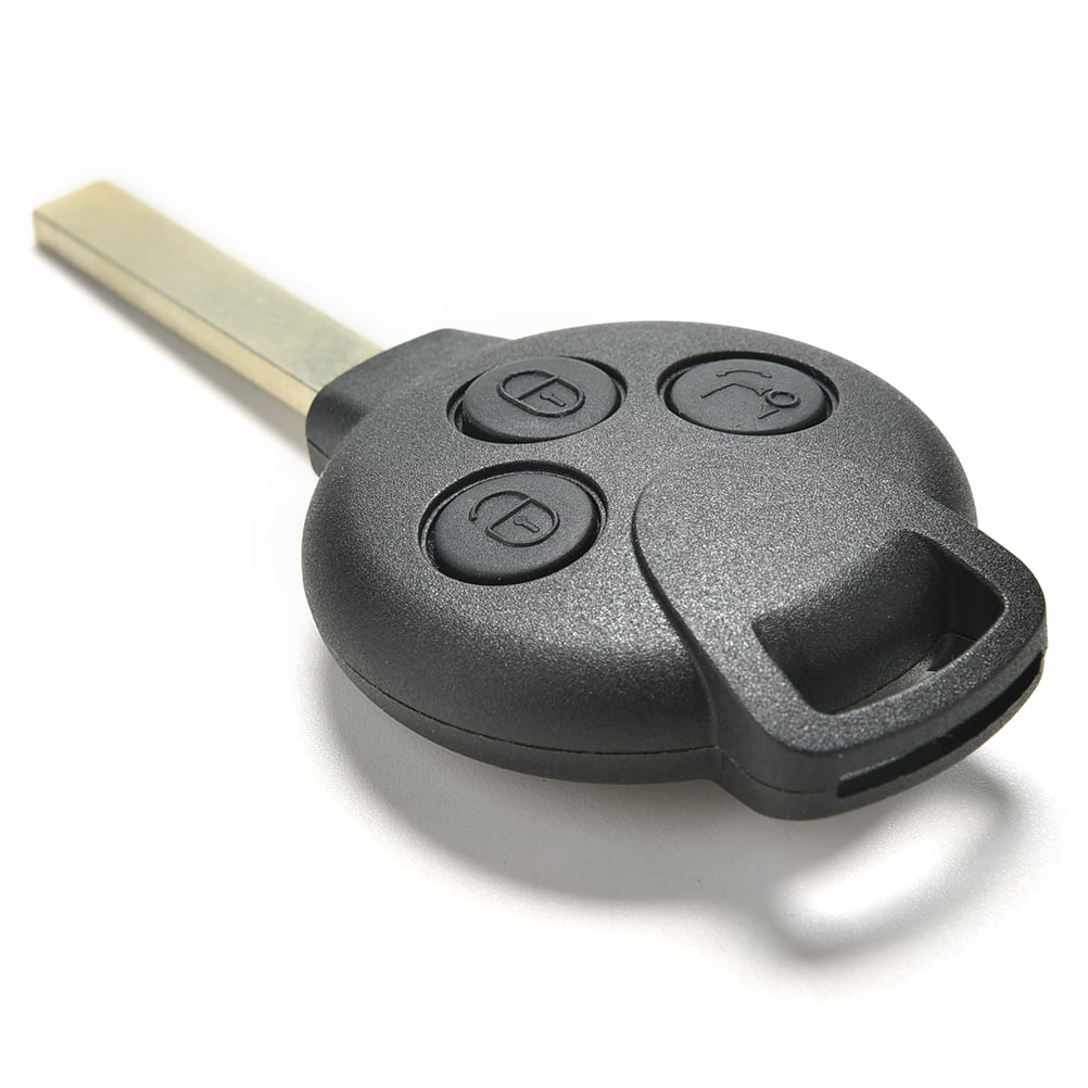 Uncut Remote Control Key Fob 3 Button 434MHz for Smart Fortwo 451 2007-2013 