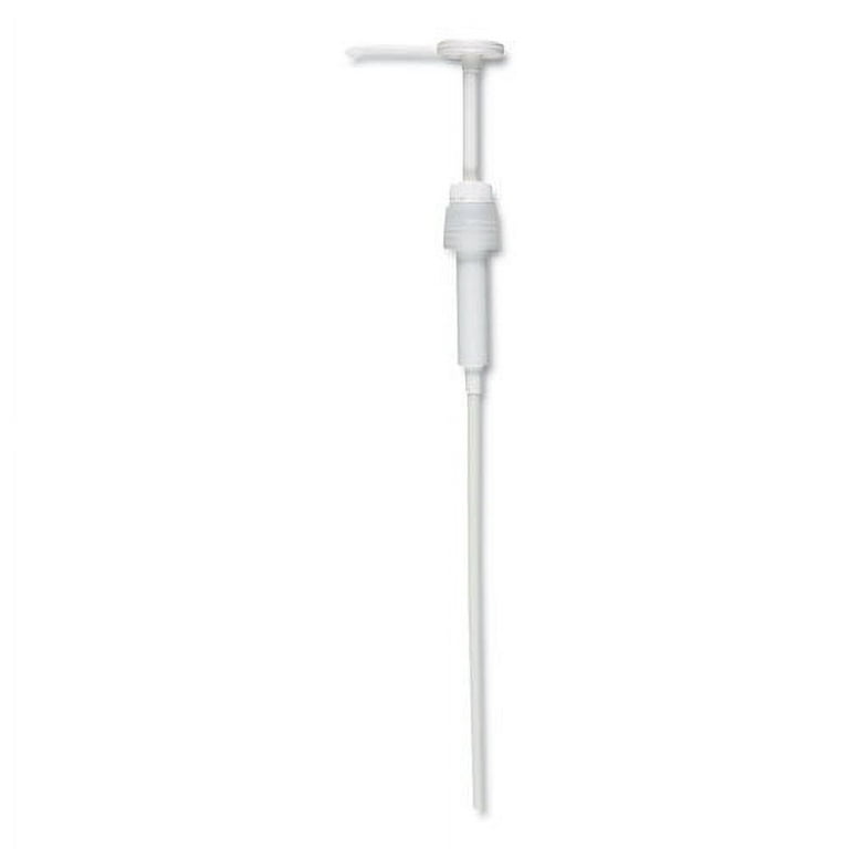 Economy Plastic Dispensing Pump with Senior Rieke Adapter for 5 gal Pails and 38 mm Screwcap for 1 gal Jugs, White Economy Plastic Dispensing Pump with Senior Rieke Adapter for 5 gal Pails and 38 mm Screwcap for 1 gal Jugs, White