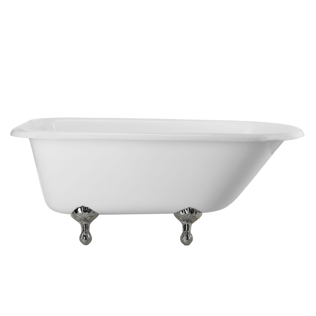 Heritage 72 Inch Cast Iron Classic Clawfoot Tub No Faucet Drillings