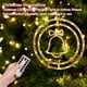 thumbnail image 2 of Luces Decorativas para Navidad LED Colgantes Con Anillo Mando A Distancia Alimentado Por USB Rojo, 2 of 9