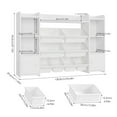 thumbnail image 3 of Homfa Kids Toy Organization Cubby Bookcase with 8 Bin, 2 Door White Storage Organizer Bookshelf for Children Room Playroom, 3 of 8