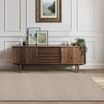 thumbnail image 5 of PABUBE Runner Rug, 2.4'x12' Khaki Hallway Runner, Non Slip Washable Hallway Rug, Carpet Runner for Hallway Living Room Bedroom, 5 of 9