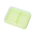 thumbnail image 4 of Jabonera de baño moderna con compartimentos y tapa protectora 2 piezas, 4 of 7