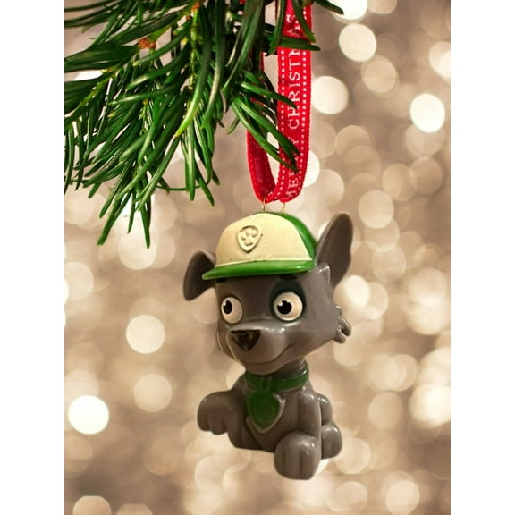 Ornament PUP ROCKY Figure Figurine Charm 2” Dangler Holiday Gift New