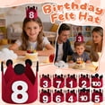 thumbnail image 4 of Red Crown Birthday Felt Hat, 21St Birthday Party Photo Prop, 21St Birthday Party Decor, Birthday Hat For Celebration, Birthday Party Hat, Felt Birthday Crown For S, Birthday, 4 of 4