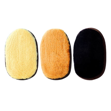 CIMAXIC Shoe Polish Kit Polishing Gloves Cream 3PCS 7.1X4.7X0.4In