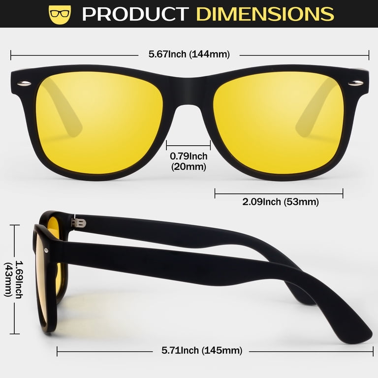 LINVO Classic Retro Night Vision Polarized Sunglasses photo 3