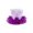 🥝 Purple_New#481, variant on Wedding Princess Dress Pet Clothing - Cute Formal Tulle Mesh Skirt Outfit, Adjustable Closure, Light Breathable Party Costume for Small Medium Pets