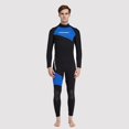 thumbnail image 4 of Traje de Buceo de Neopreno Baoblaze Manga Larga Cremallera Trasera 3 mm Azul S, 4 of 8