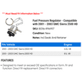 thumbnail image 2 of Fuel Pressure Regulator - Compatible with 2001 - 2003 GMC Sierra 2500 HD 2002, 2 of 2