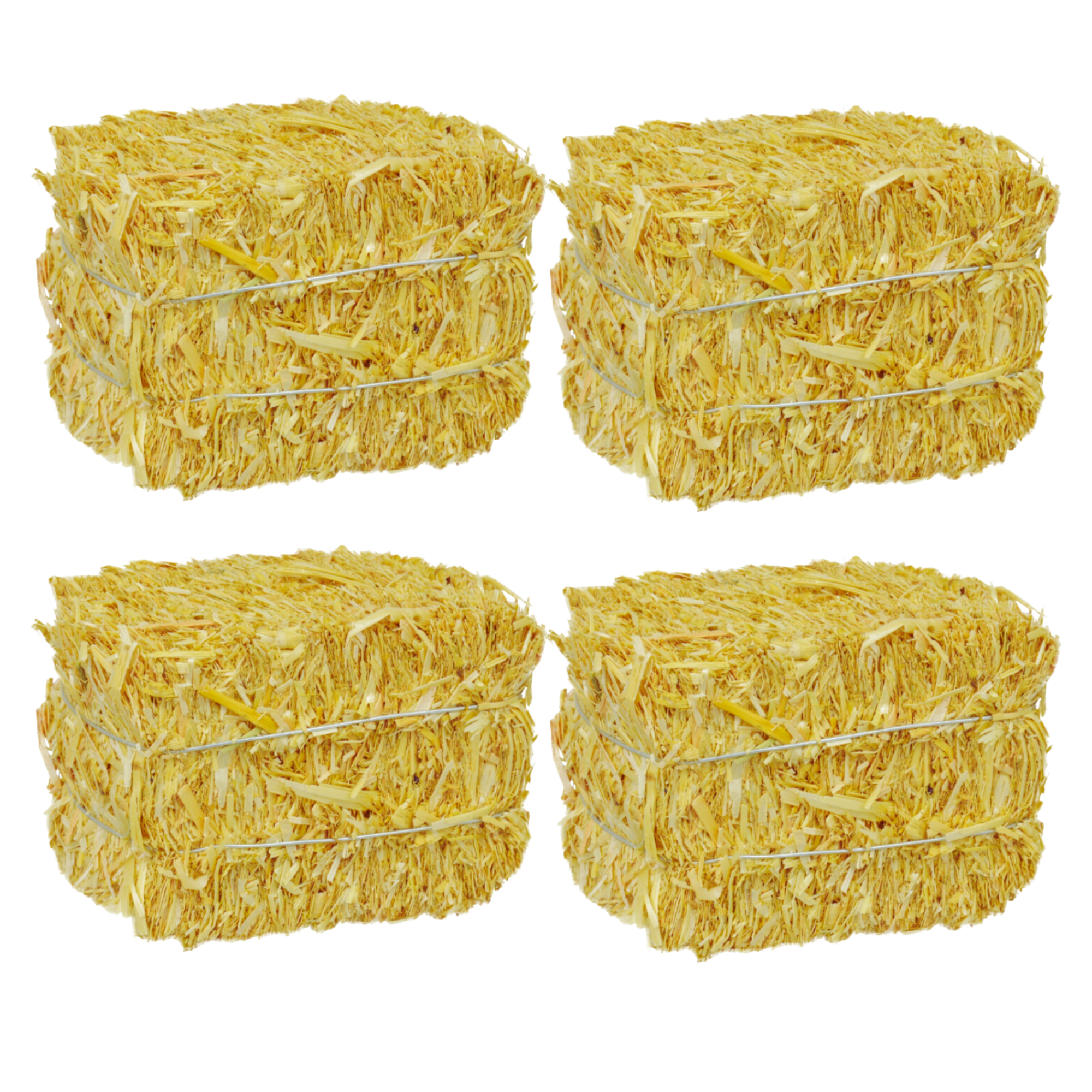 FSSTAM Decorative Mini Straw Bales, Rectangular Faux Hay Bale for