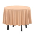 thumbnail image 1 of Vargottam Nappe Ronde Intérieure/extérieure 58 Pouces Nappe Ronde Imperméable Nappes de Patio, Couvertures de Table Printemps/été pour Table Circulaire/jardins/pique-Niques - Pêche Clair, 1 of 7