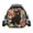 Black Cat Floral Print, variant on Uourmeti American Flag Bass Print Lightweight Child Lunch Carrier, Polyester Insulated Kids Lunch Bag for Travel Picnic