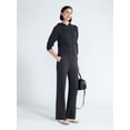 thumbnail image 2 of Free Assembly Women's and Women's Plus Cozy Yarn Cable Knit Sweatpants, 28.5" Inseam, Sizes XS-4X, 2 of 5