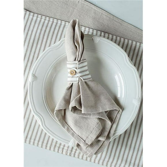 20 x 20 in. Ticking Napkins - Set of 2