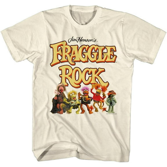 Jim Henson's Fraggle Rock Men's T Shirt (Ivory, Adult5XL)
