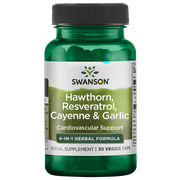 Swanson Full Spectrum Herbal Cardiovascular Care 30 Veggie Capsules
