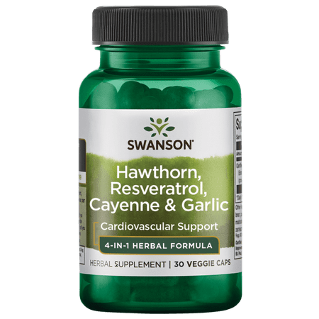 Swanson Full Spectrum Herbal Cardiovascular Care 30 Veggie Capsules