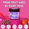 thumbnail image 6 of Llama Naturals Kids Probiotic with Prebiotic Fiber, Vegan, Organic Prebiotics and Probiotics Gummies for Gut Health Support, Toddler Real Fruit Gummy Vitamins, No Added Sugar Cane, Mixed Berry, 60 Ct, 6 of 9