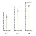 thumbnail image 4 of BambooMN Brand - Pearl End Bamboo Picks 5.9" (15cm) - 100 pcs - Champagne, 4 of 6