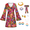 Style A, variant on Alaiyaky Hippies Costume Set for Women, 60s 70s Fancy Dress With Hippie Accessories, Hippie Dress Costumes for Halloween Cosplay Party