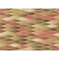 thumbnail image 1 of Ahgly Company Machine Washable Indoor Rectangle Transitional Yellow Orange Area Rugs, 4' x 6', 1 of 7