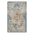 thumbnail image 5 of Unique Loom Chateau Collection Area Rug - Roosevelt (2' x 3' 1" Rectangle Dark Blue/Beige), 5 of 7