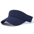 thumbnail image 2 of dgysar Breathable Sports Visor Lightweight Empty Top Running Hat for Sun Safety, Unisex Navy 1PC, 2 of 6