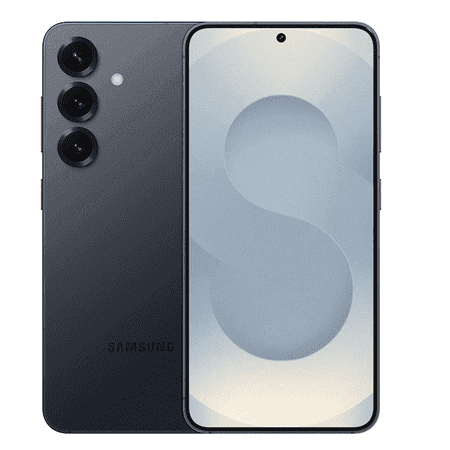 Samsung Galaxy S25 128GB Unlocked Single Piece with USB-C Cable, Quick Start Guide, Blue & Black