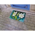 thumbnail image 2 of Betsydrake DM1139 18 x 26 in. White Lily Door Mat - Small, 2 of 2