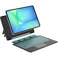 thumbnail image 1 of Funda con Teclado Bluetooth para Galaxy Tab S10 FE+ 13.1", Negro Mágico, 1 of 8