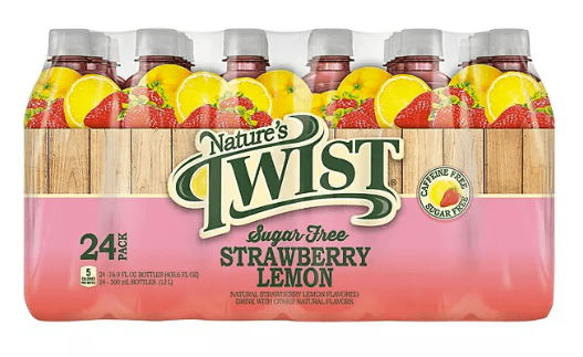 Nature's Twist Sugar-Free Strawberry Lemon (16.9 fl. oz., 24 pk ...