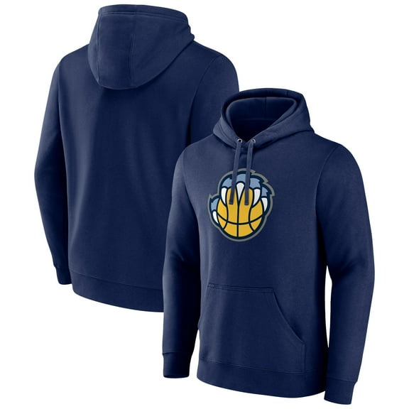 Men's Navy Memphis Grizzlies Alternate Logo Pullover Hoodie