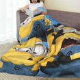 Minions Despicable Me Blanket Ultra Soft Flannel Throw Blanket