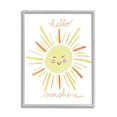 thumbnail image 5 of Stupell Industries Hello Sunshine Endearing Smiling Sun Rays Cursive Framed Wall Art, 16 x 20, Design by Anna Whitham, 5 of 5