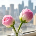 thumbnail image 5 of WUXIAB 1Pc Artificial Silk Flower Heads for Decoration,Small Rose Buds,Flower Heads in for Crafts Carnation Peony Artificial Rose Flower Heads European Wedding Decoration DIY Accessories Flowers,Pink, 5 of 7
