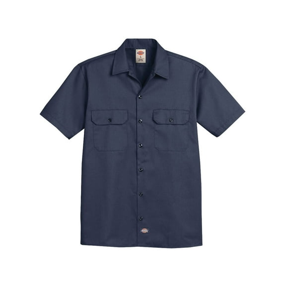 Dickies 2574 Short Sleeve Work Shirt - Dark Navy - S