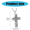 thumbnail image 5 of ZPAQI Memorial Cremation Urn Jewelry Crosses Pet Cremation Jewelry Ashes Necklace, 5 of 10