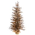 thumbnail image 1 of Chocolate Dura-Lit Tabletop Tree with Clear Lights, 30 in., 1 of 1