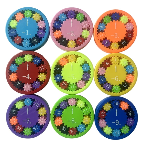 Juguete Giratorio Educativo Math Fidget Spinner 9PCS Regalos para