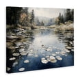 thumbnail image 2 of Stupell Industries Coastal Still Pond with Morning Reflections Canvas Art, 30 x 24, by Franklyn Gregory, 2 of 8
