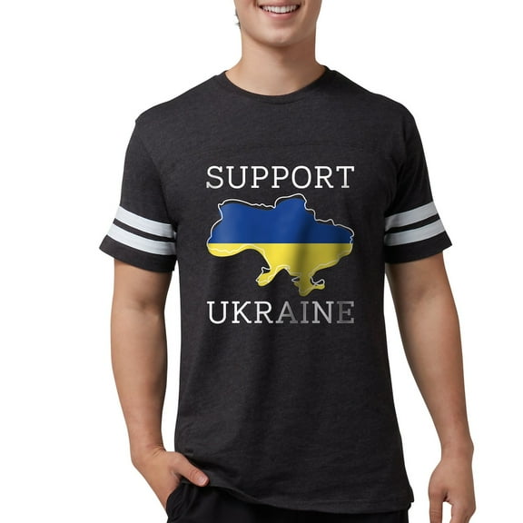 CafePress - Support Ukraine - Mens Football Shirt