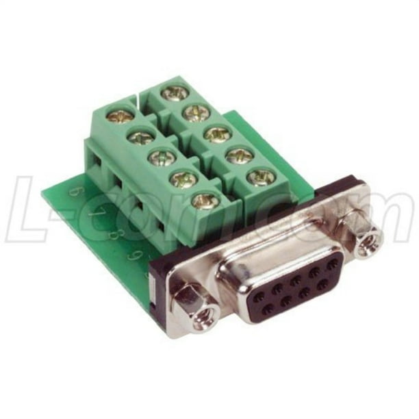 DGB Series DB9 Female Connector for Field Termination (Screw