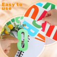 thumbnail image 3 of 102PCS Large Letter Stickers, Vinyl Letters 4 Inch Large Alphabet Stickers Waterproof Stick on Colorful Sticker Letters for Poster Bulletin Board Mailbox House Address Signs Wall Decor, 3 of 14